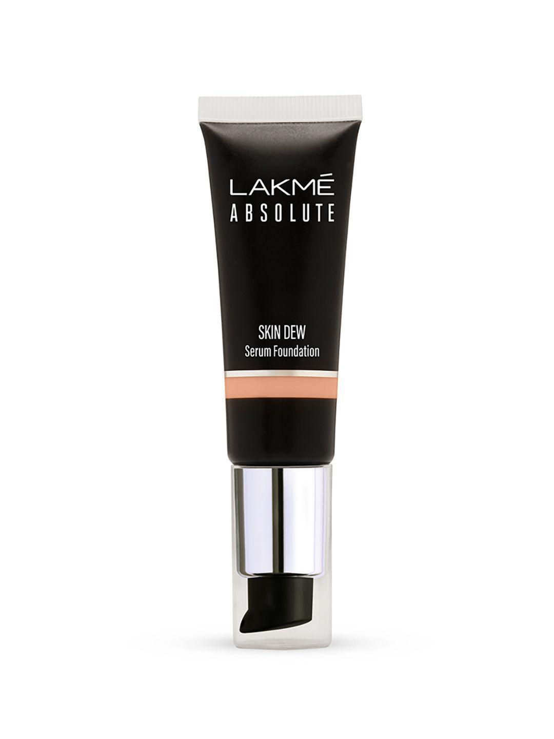 lakme absolute skin dew serum foundation with niacinamide 30 g - cool ivory