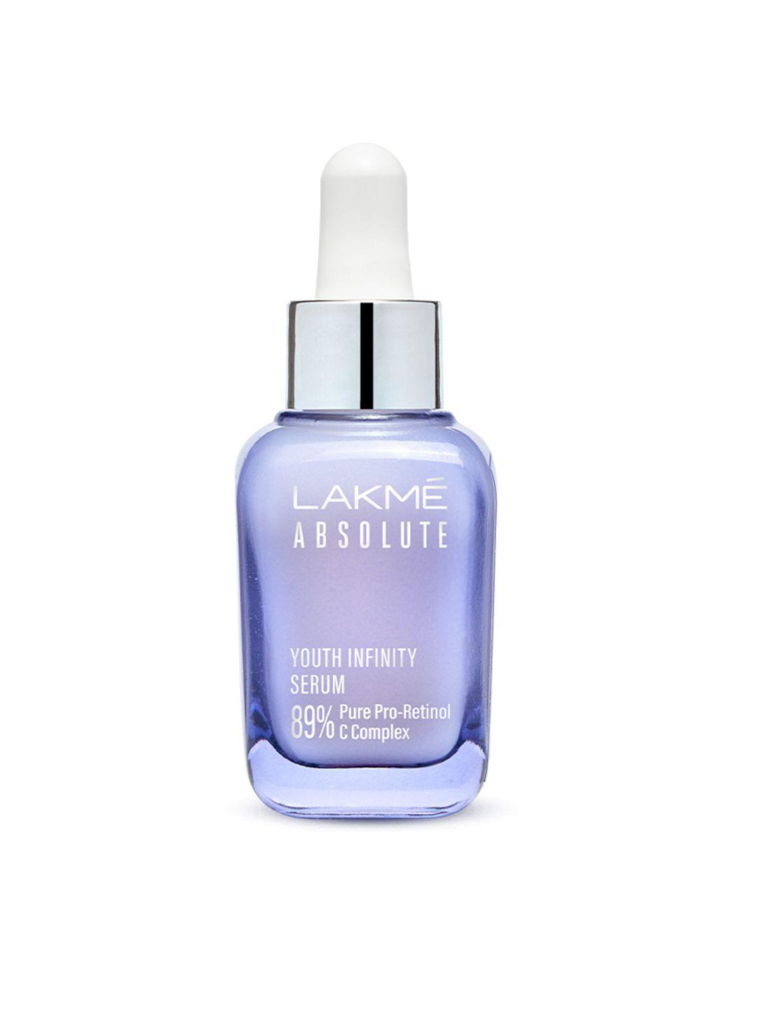 lakme absolute youth infinity face serum with 89% pure pro retinol c complex - 15 ml