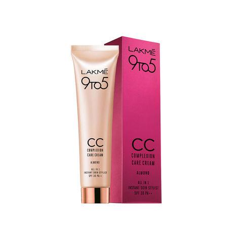 lakme cc color face cream almond spf 30 pa++(30 g) (complexion care)