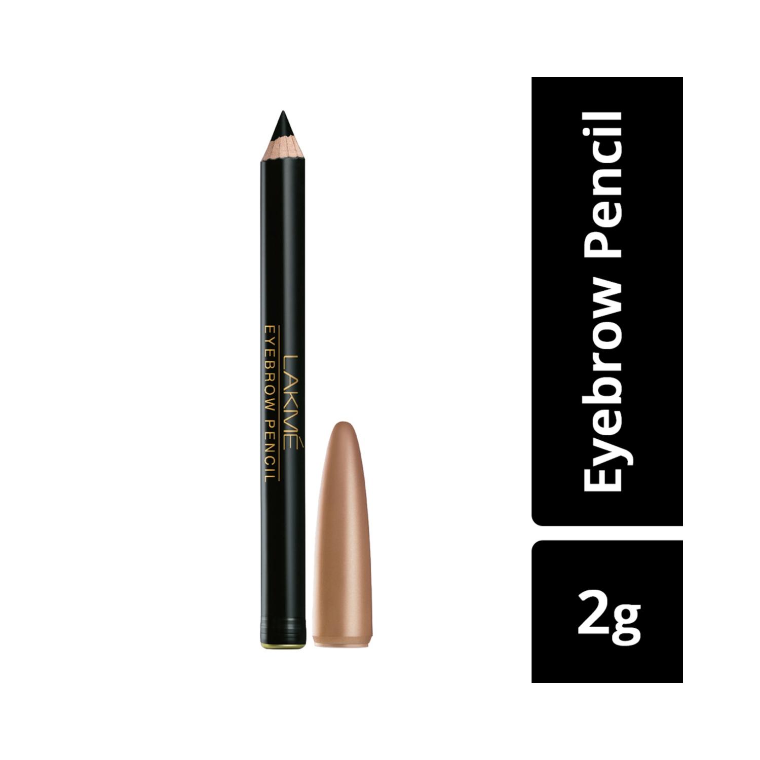 lakme eyebrow pencil - black (1.2g)