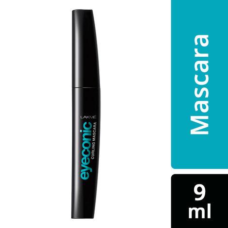 lakme eyeconic curling mascara - black (9 ml)