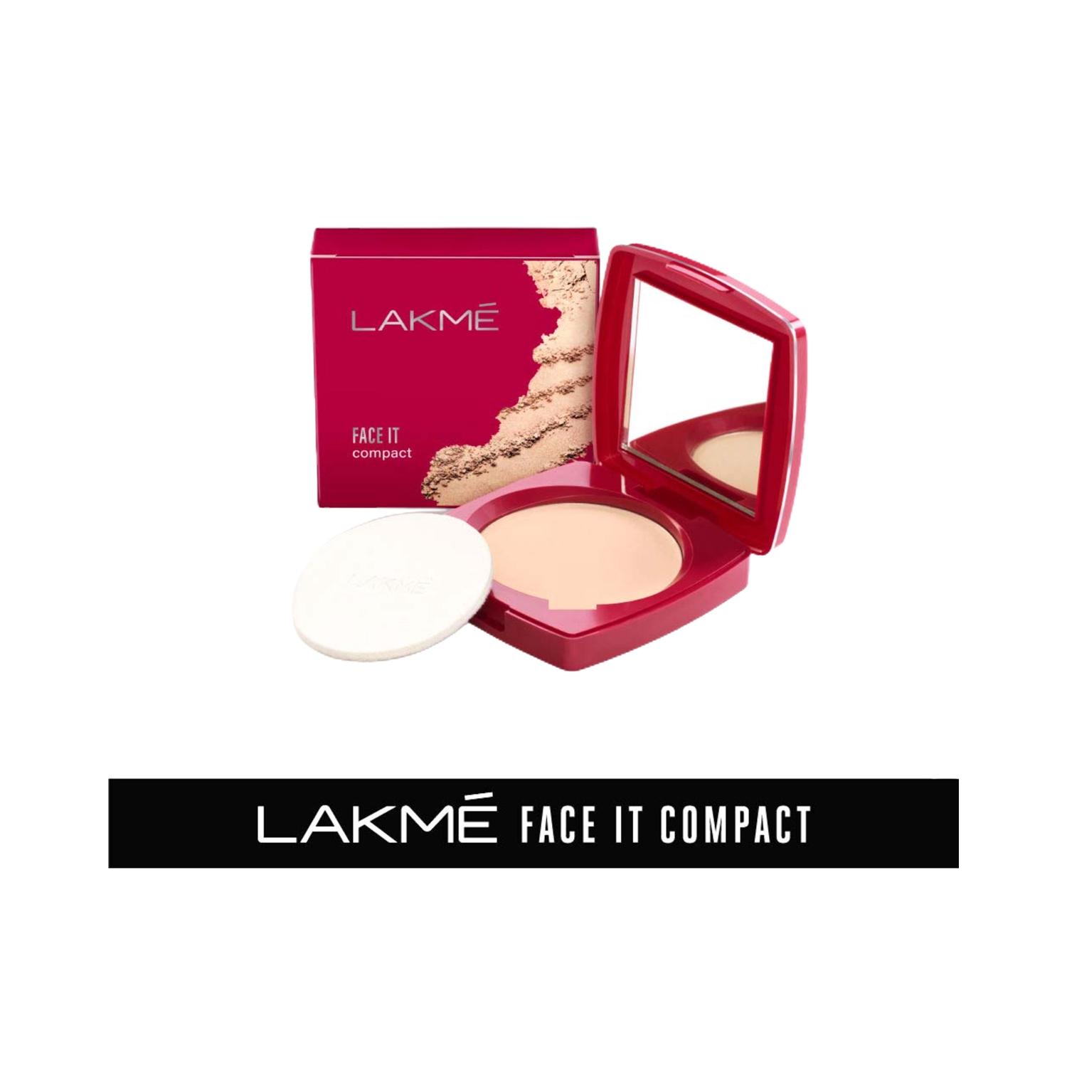 lakme face it compact - marble (9g)