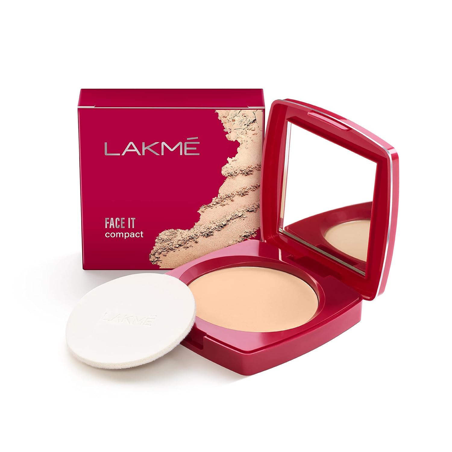 lakme face it compact, marble, 9 g