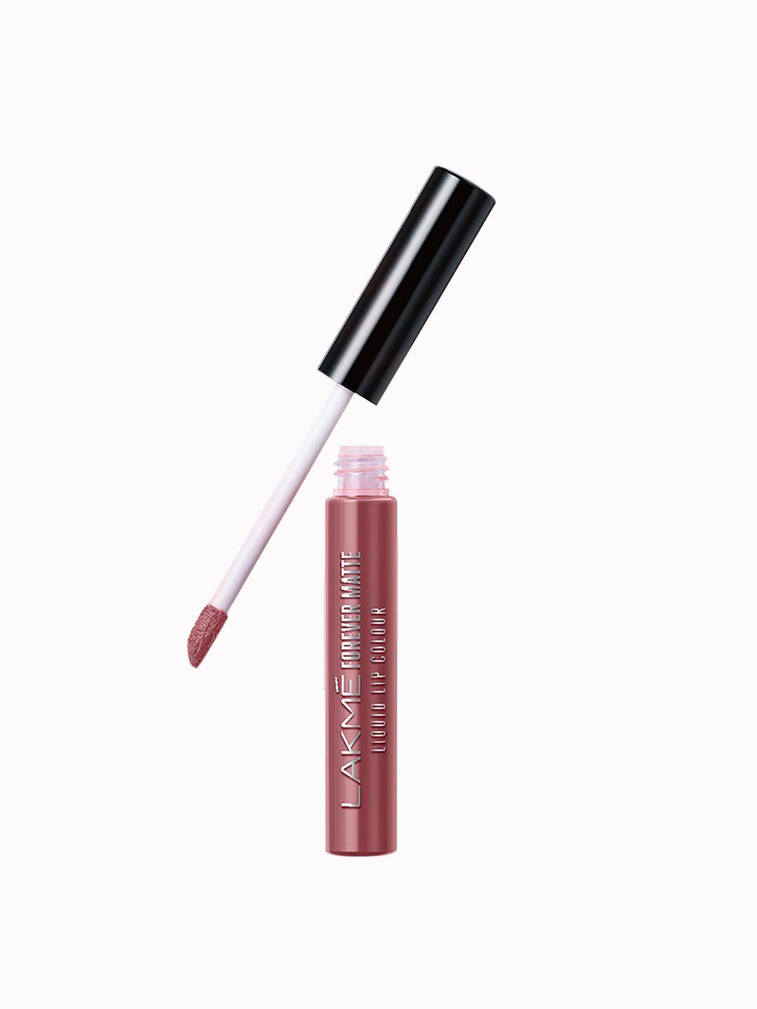 lakme forever matte long-lasting liquid lip color 5.6ml - pink dusk