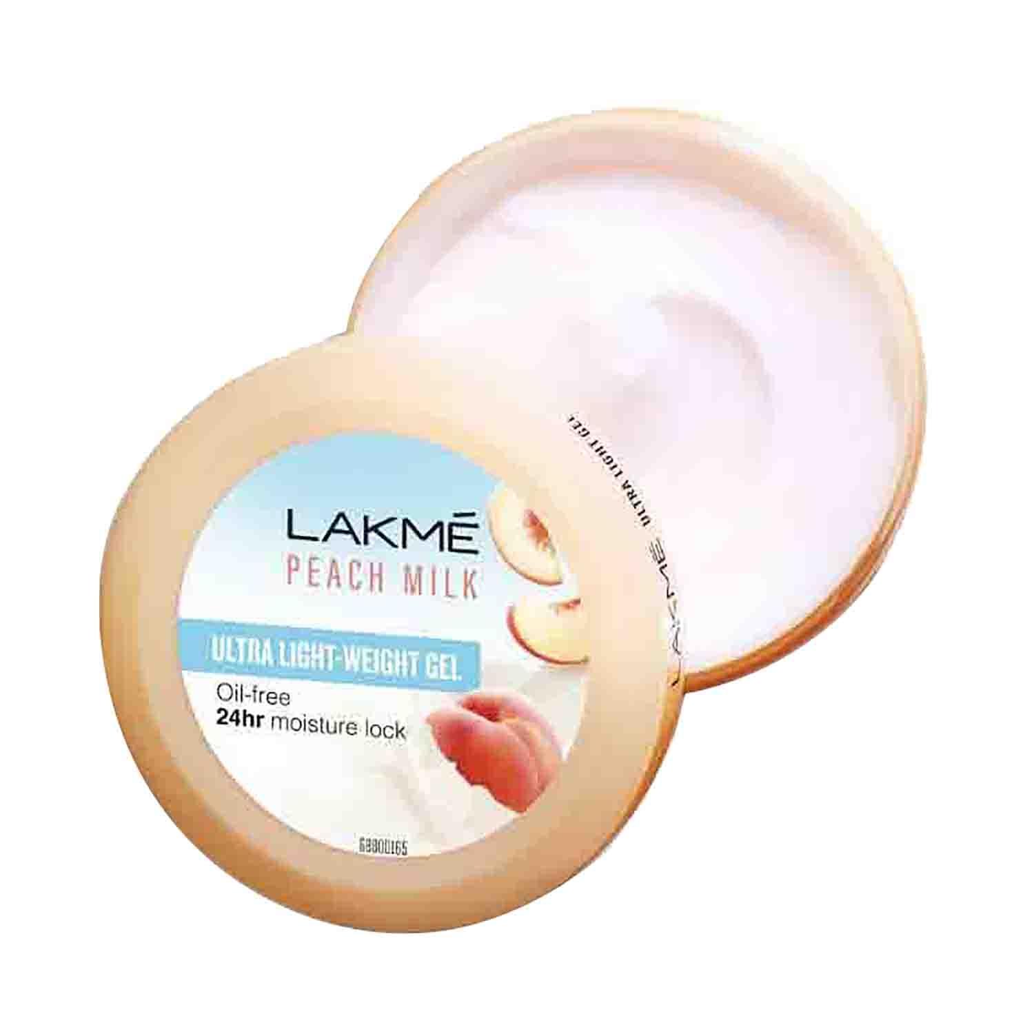 lakme peach milk ultra light gel (50g)