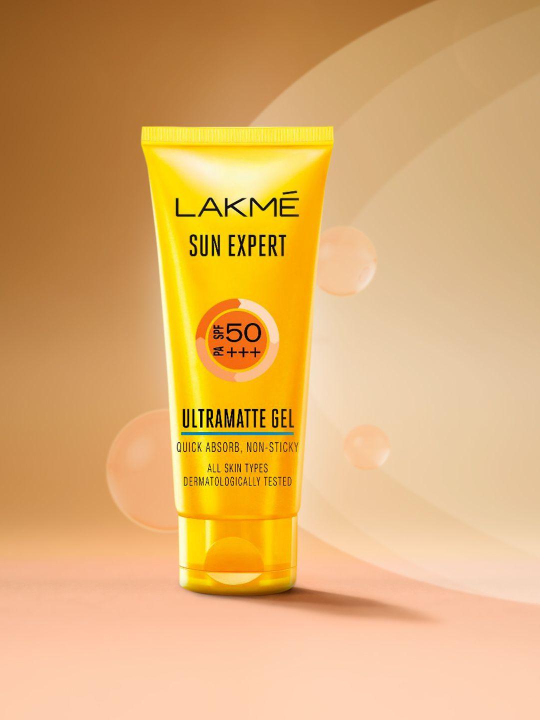 lakme sun expert spf 50 sunscreen ultra matte gel sunscreen 100 ml