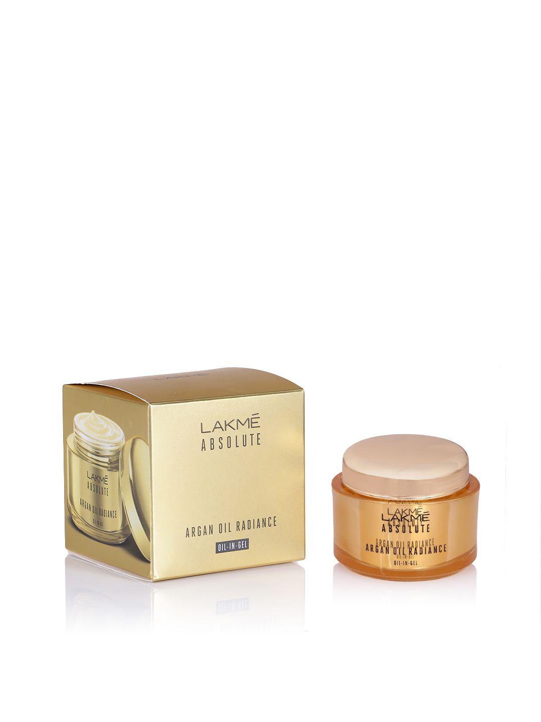 lakme women absolute argan oil radiance oil-in gel face cream 50 g