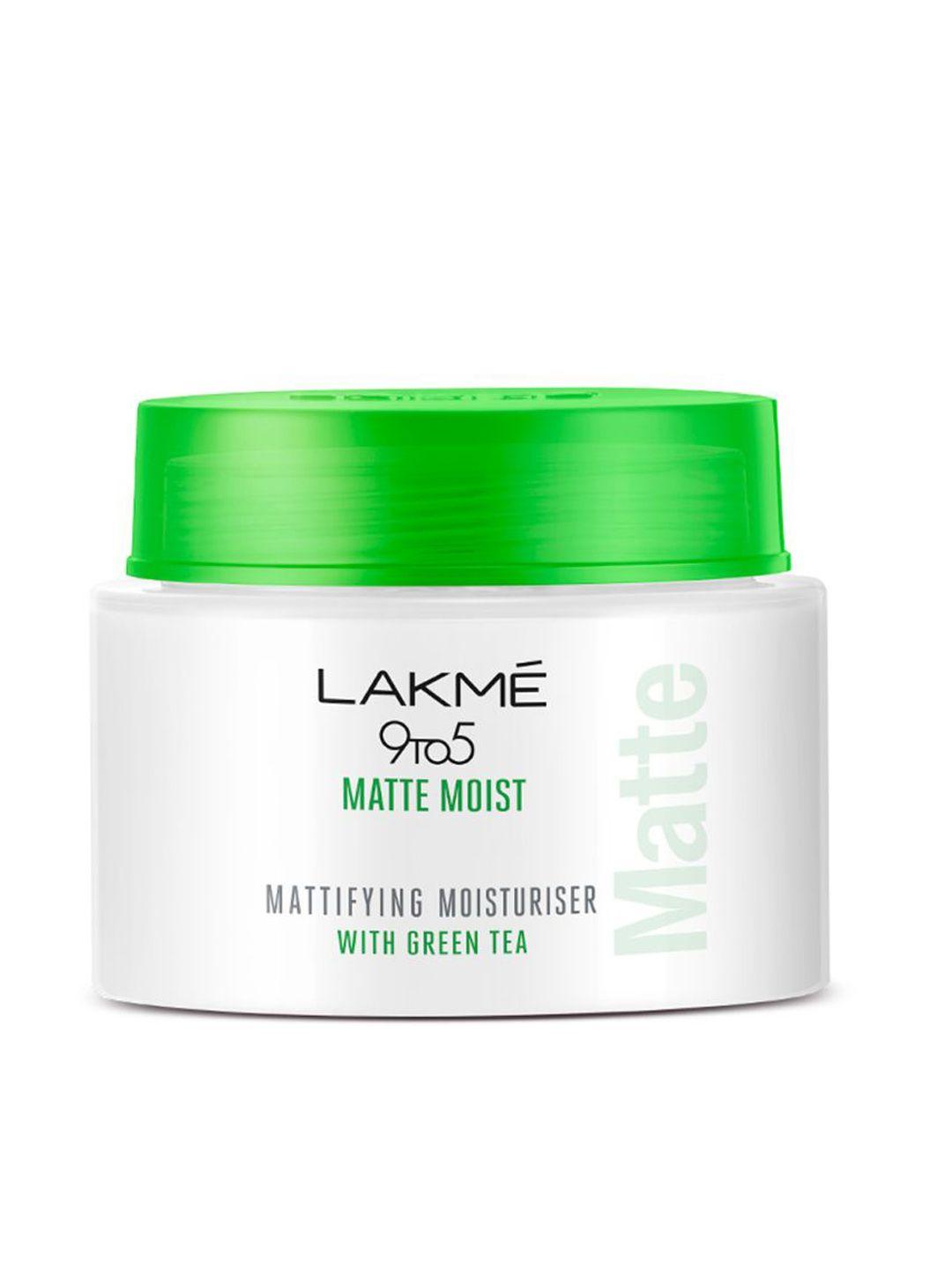 lakme 9 to 5 matte moist mattifying moisturiser with green tea- 50 g