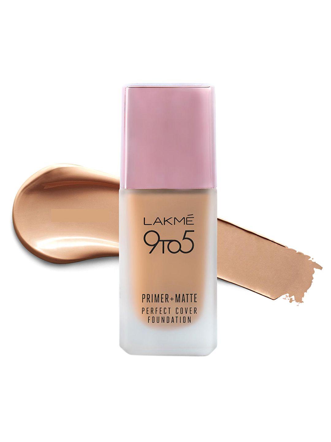 lakme 9to5 primer & matte spf 20 perfect cover foundation - neutral nude n200 25ml