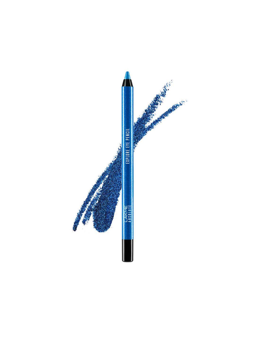 lakme absolute explore eye pencil 1.2 g - darling blue