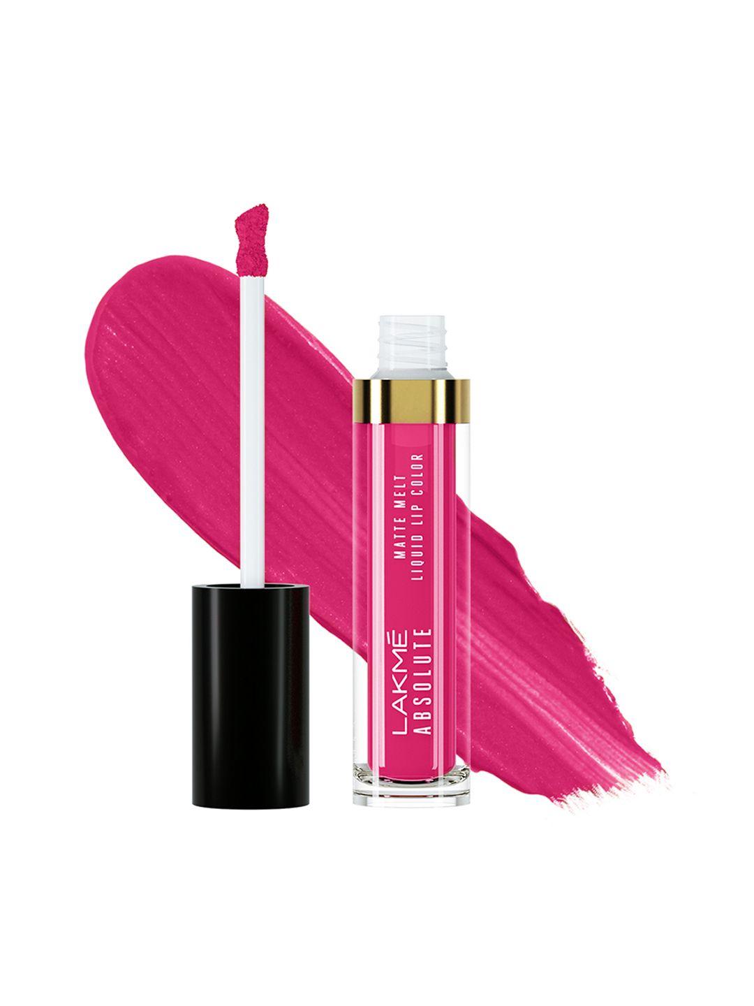 lakme absolute matte melt liquid lip color 6 ml - blushing pink 234