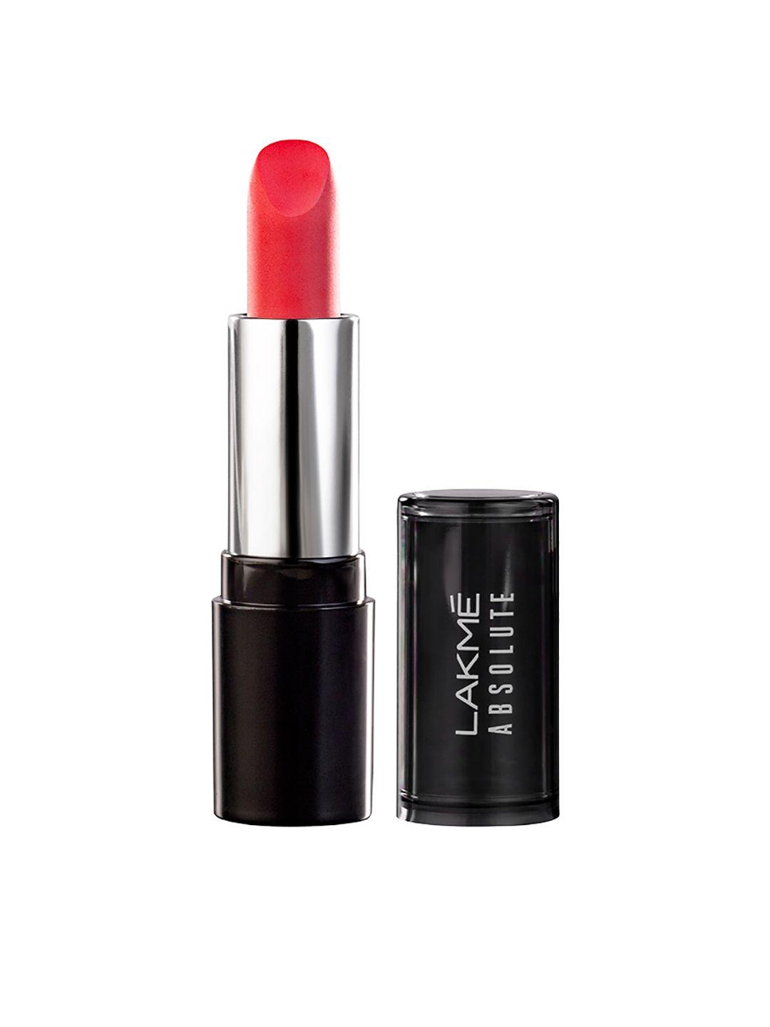 lakme absolute matte revolution lip color - coral pink 403