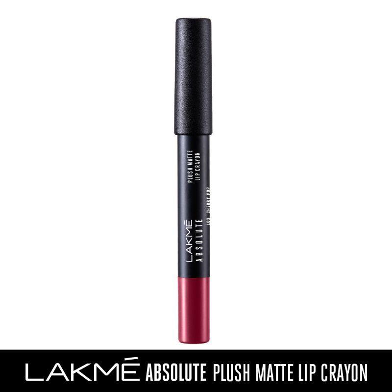 lakme absolute plush matte lip crayon