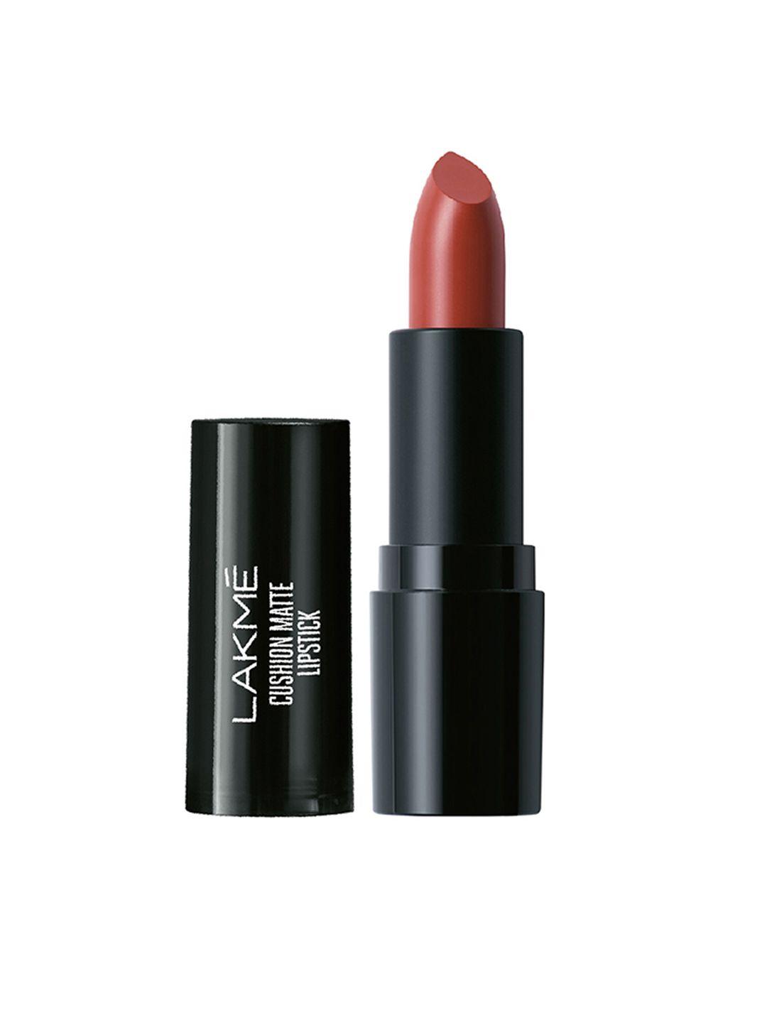 lakme cushion matte lipstick with french rose oil - pink candy cp6