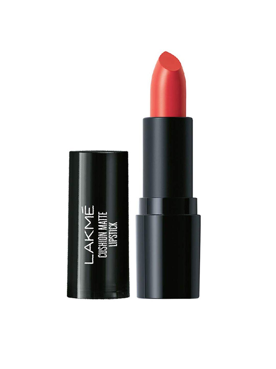 lakme cushion matte lipstick with french rose oil - pink summer