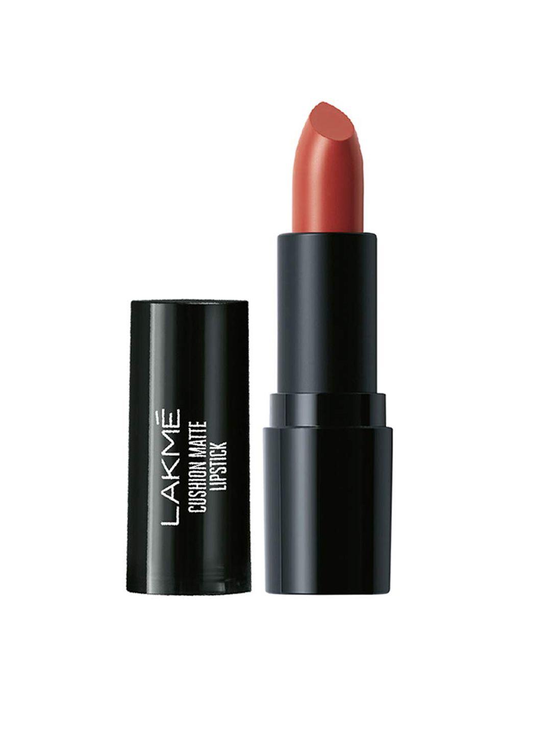 lakme cushion matte lipstick with french rose oil - red orchid cr4