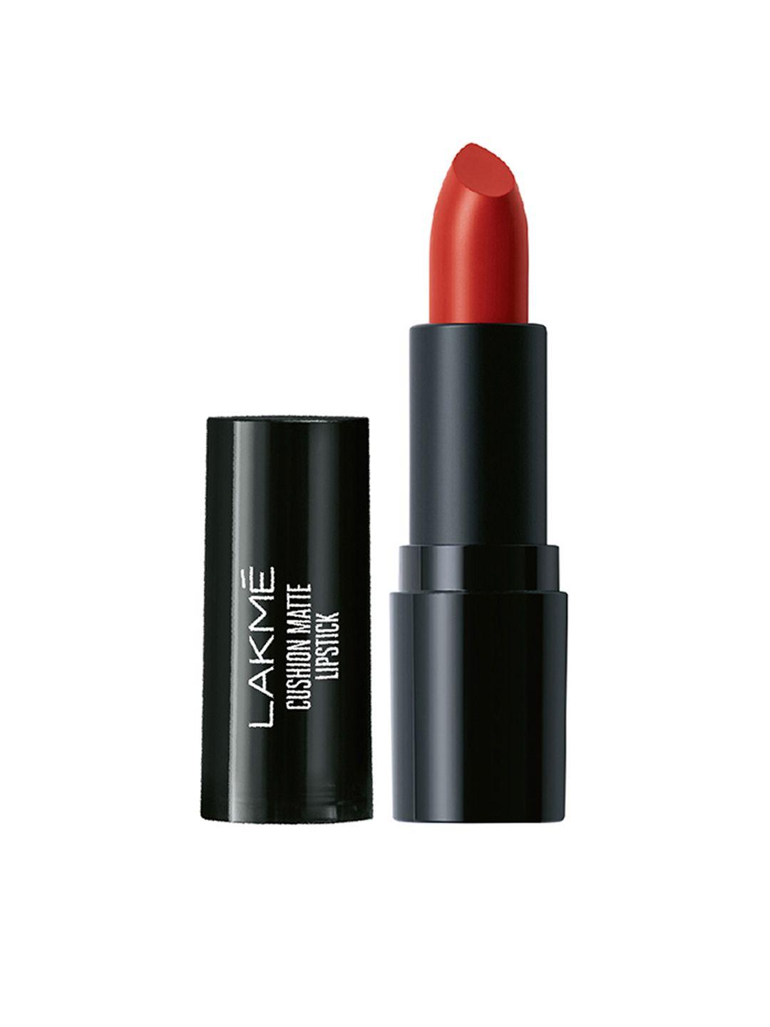 lakme cushion matte lipstick with french rose oil - red rose cr2