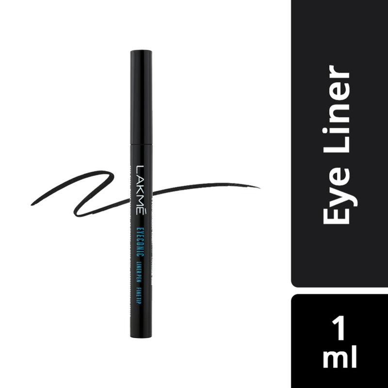 lakme eyeconic liner pen fine tip - deep black