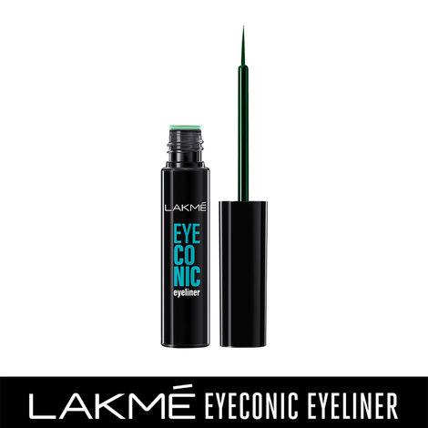 lakme eyeconic liquid liner intense green (4.5 ml)