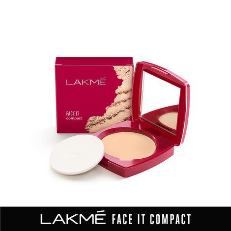 lakme face it compact, natural marble, 9 g