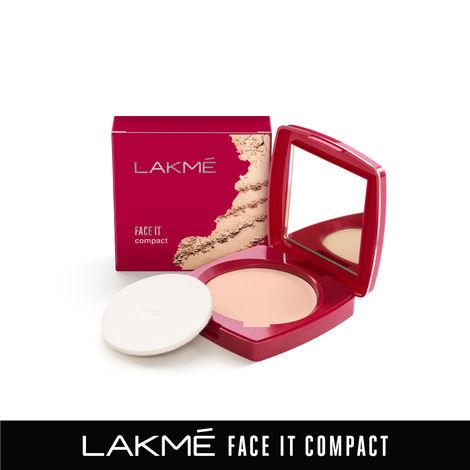 lakme face it compact, natural pearl, 9 g