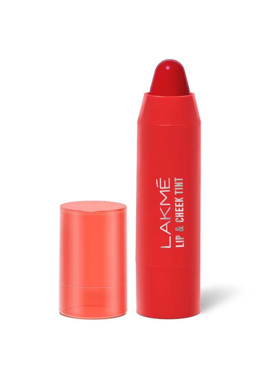 lakme lip love lip & cheek tint 1.8 g - deep red