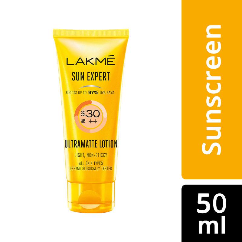 lakme sun expert spf 30 pa++ ultra matte lotion sunscreen