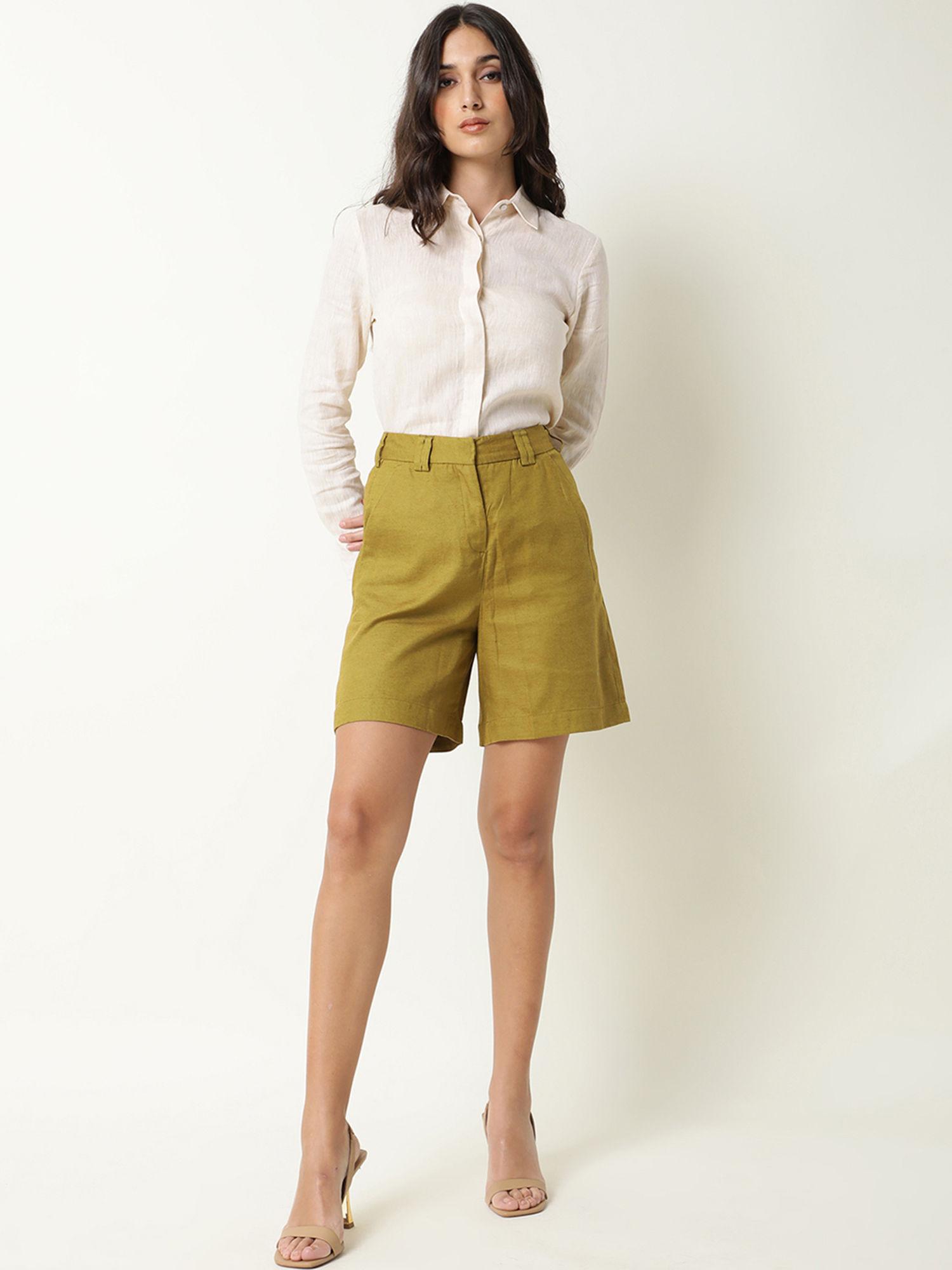 lamar olive shorts