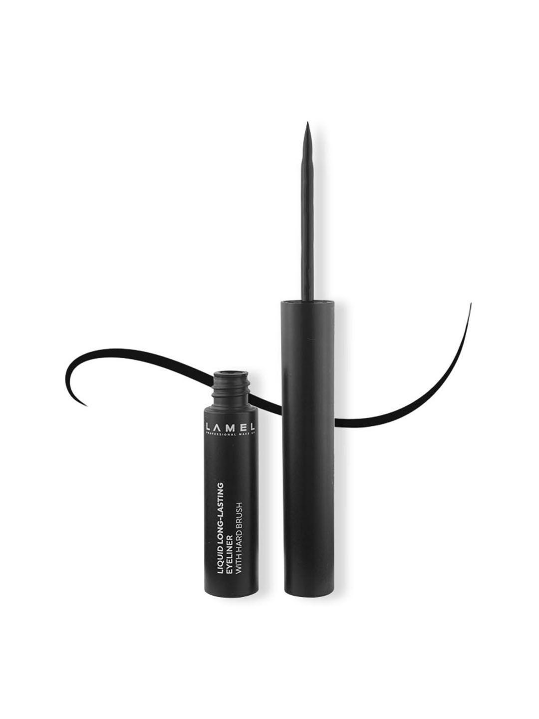 lamel professional long-lasting liquid eyeliner with hard brush 3.5ml - black 01