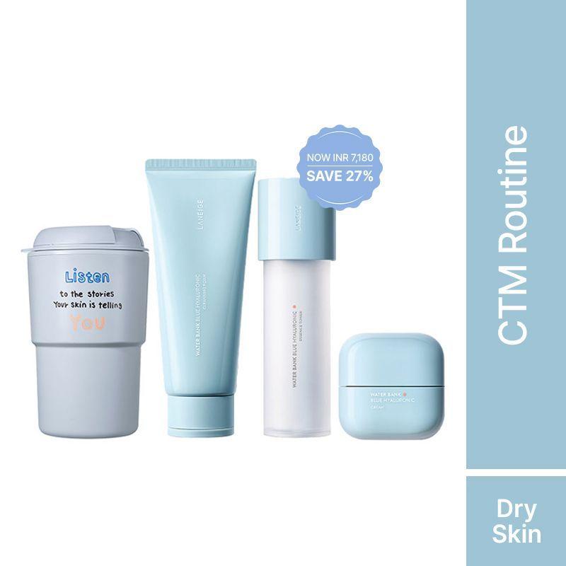 laneige water bank ctm routine for normal to dry skin type