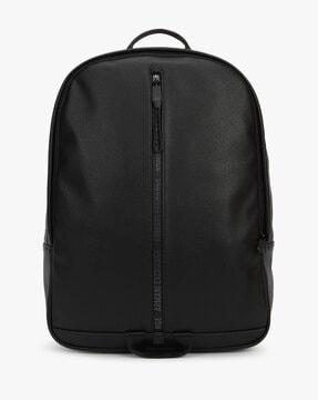 laptop backpack with rubberized zip