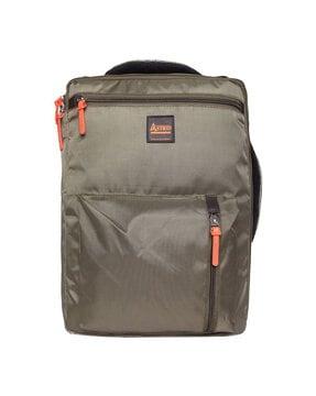 laptop backpack with zip closure