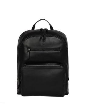 laptop backpack with logo embossed