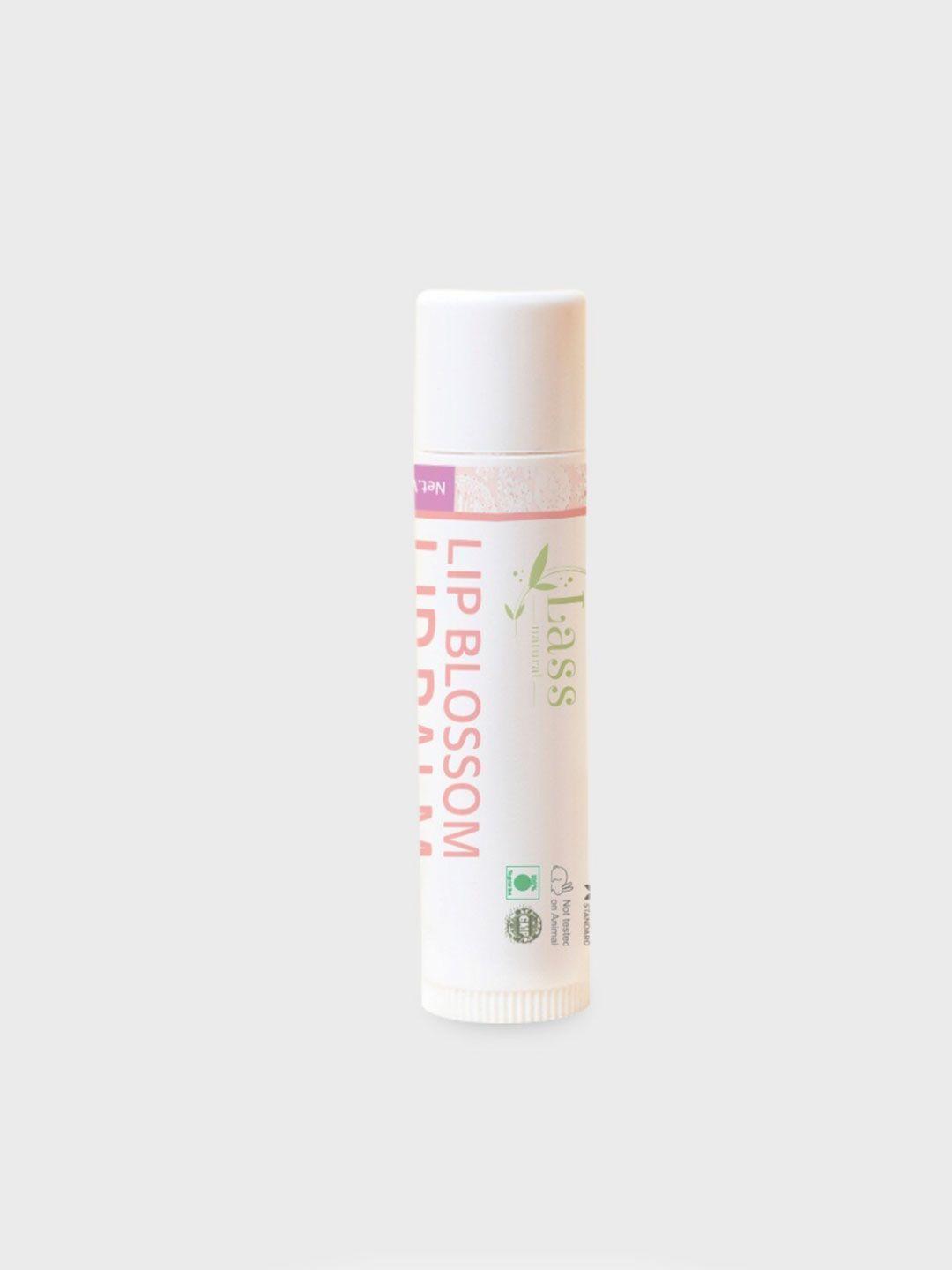 lass naturals herbal lip balm for chapped & cracked lips-8 g - lip blossom