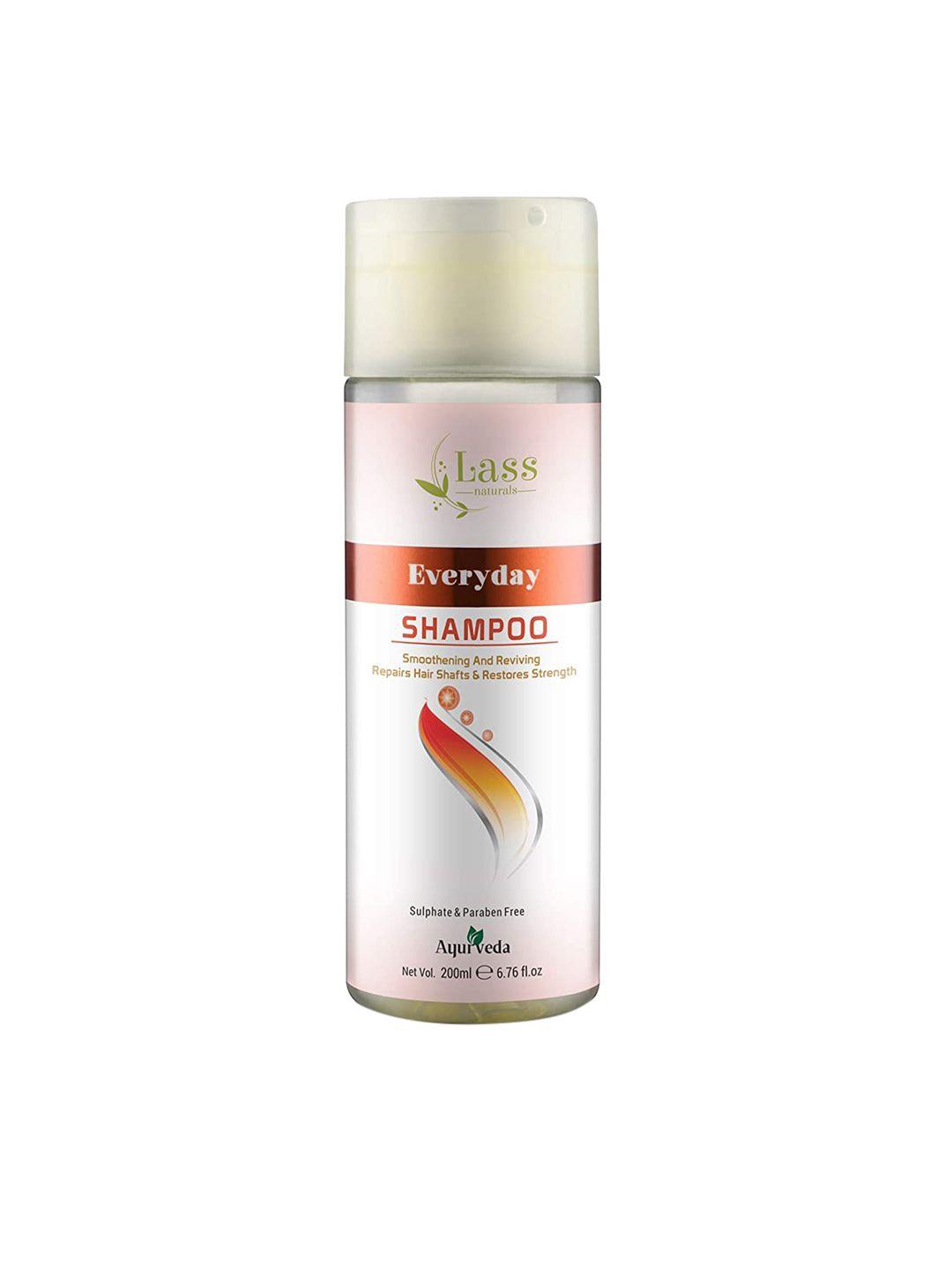 lass naturals smoothening & reviving everyday shampoo - 200 ml