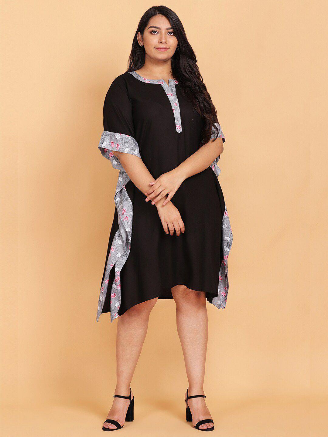 lastinch black kaftan dress