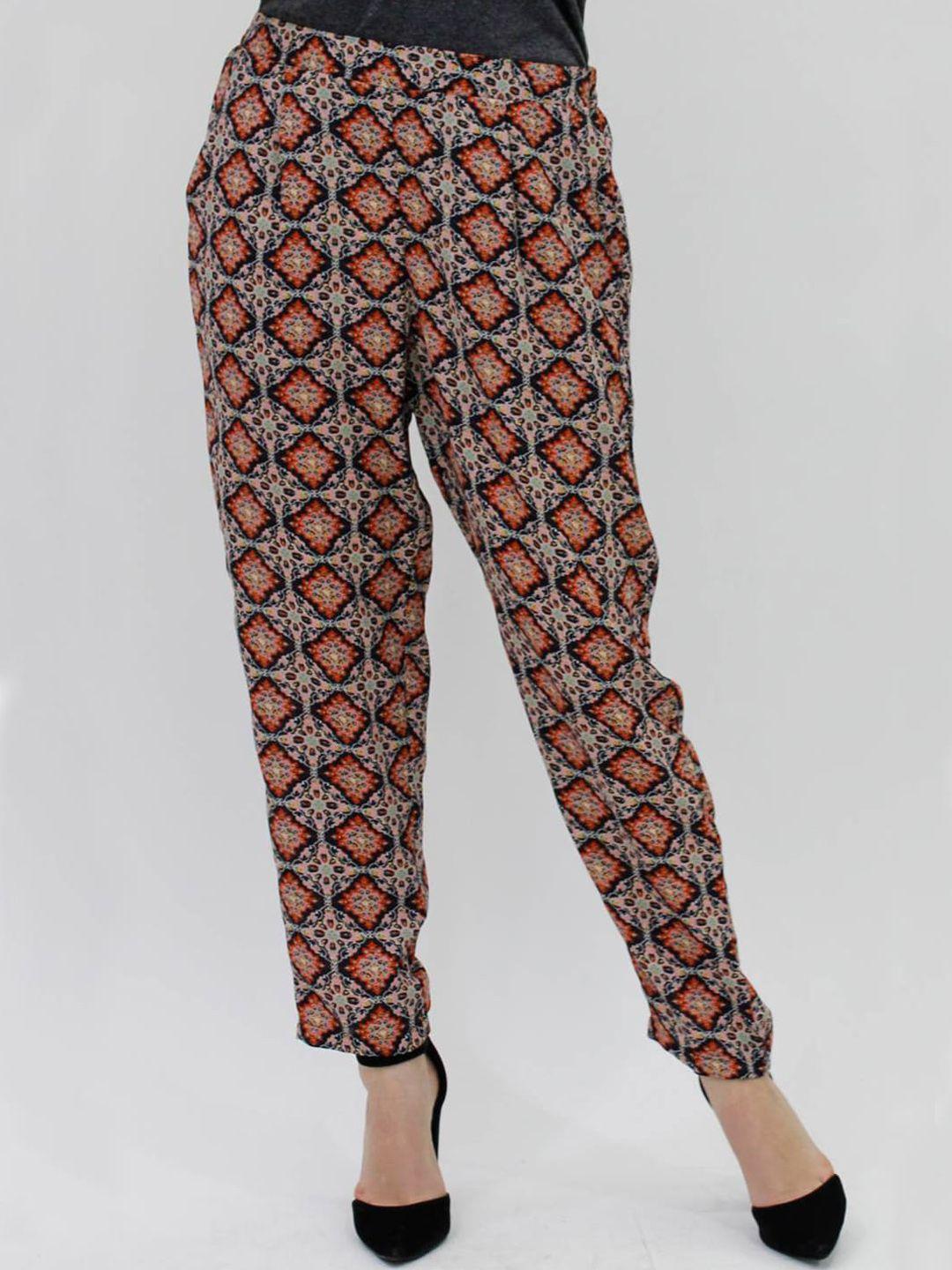 lastinch women multicoloured printed trousers