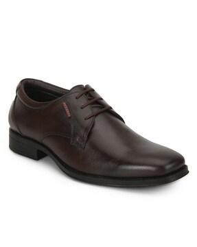 lather derby formal shoes