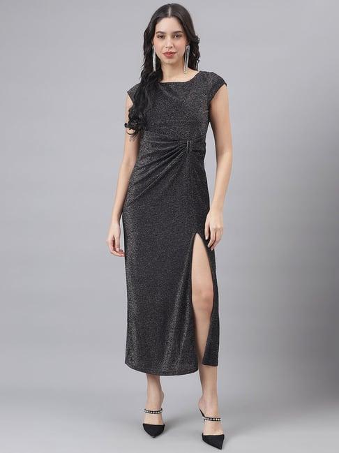 latin quarters black maxi dress