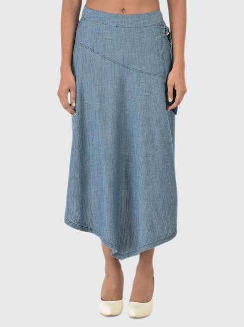 latin quarters blue skirt