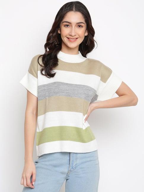 latin quarters multicolor striped sweater