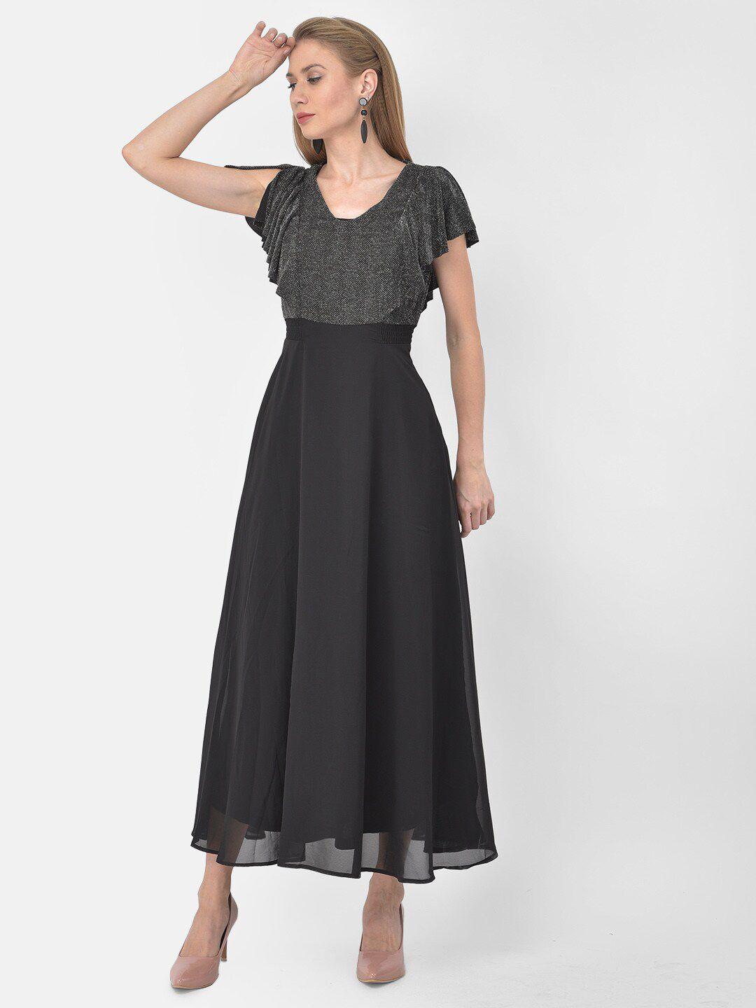 latin quarters black maxi dress