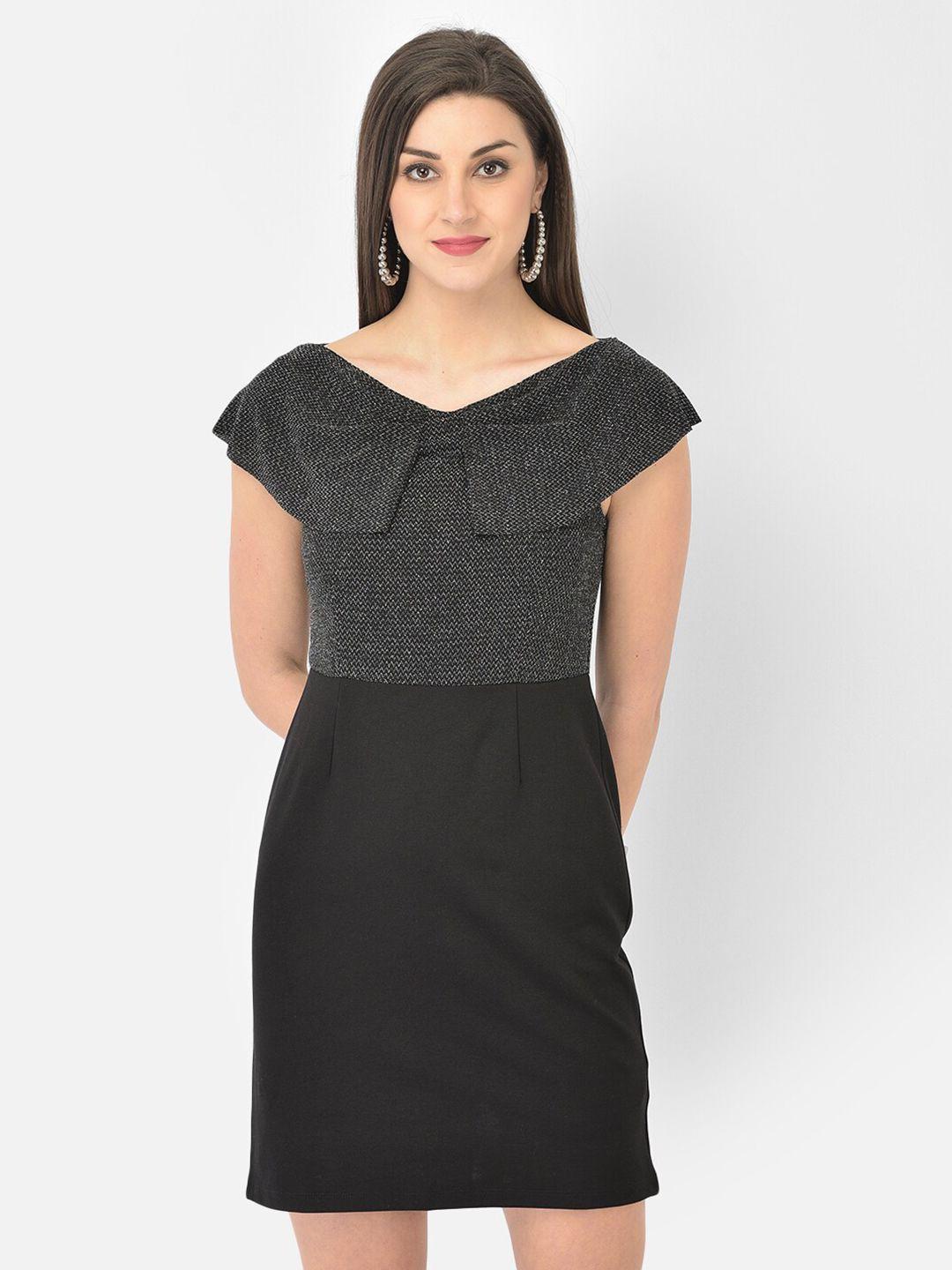 latin quarters black sheath dress