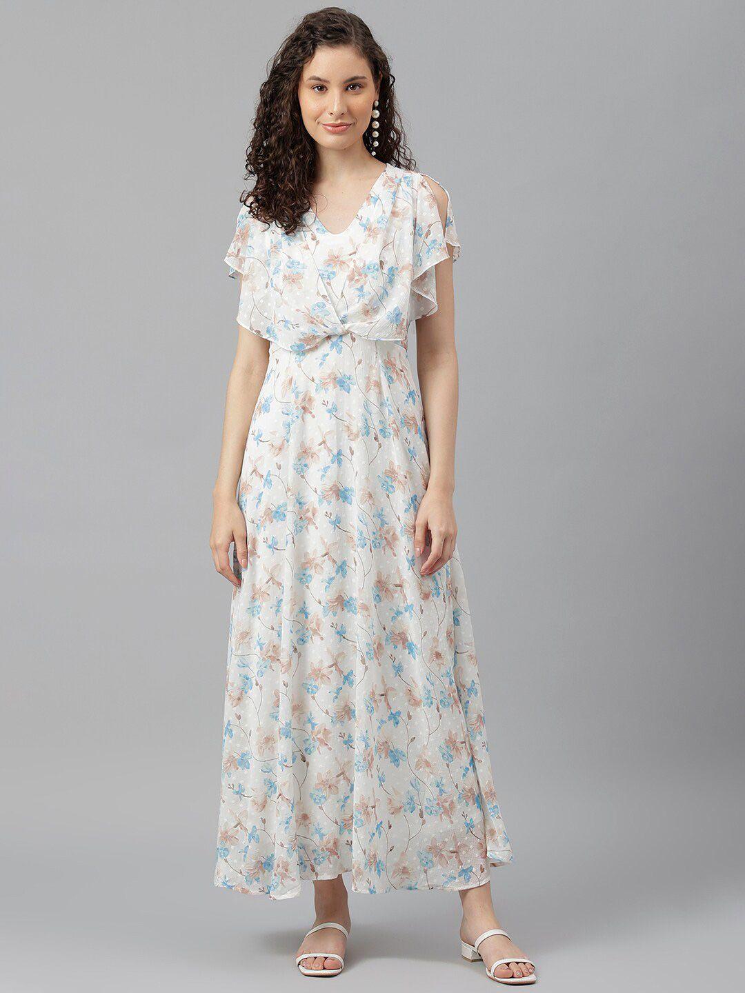 latin quarters floral printed maxi dress