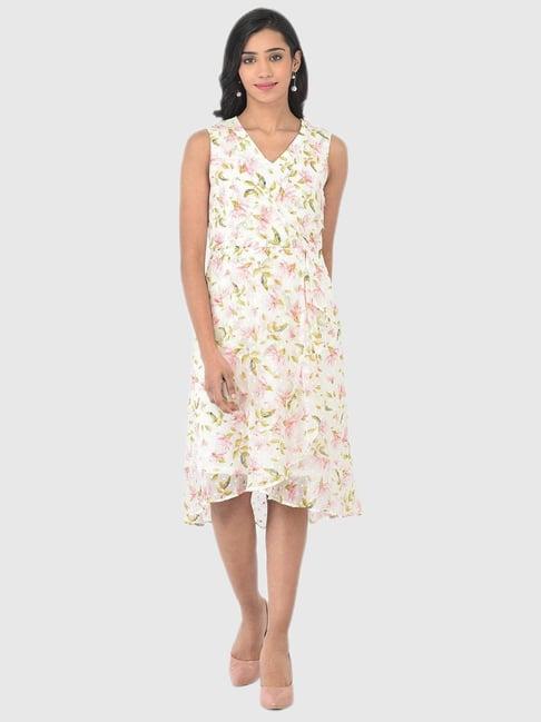 latin quarters white floral print dress