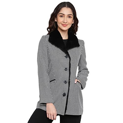 latin quarters women black full sleeve jacket