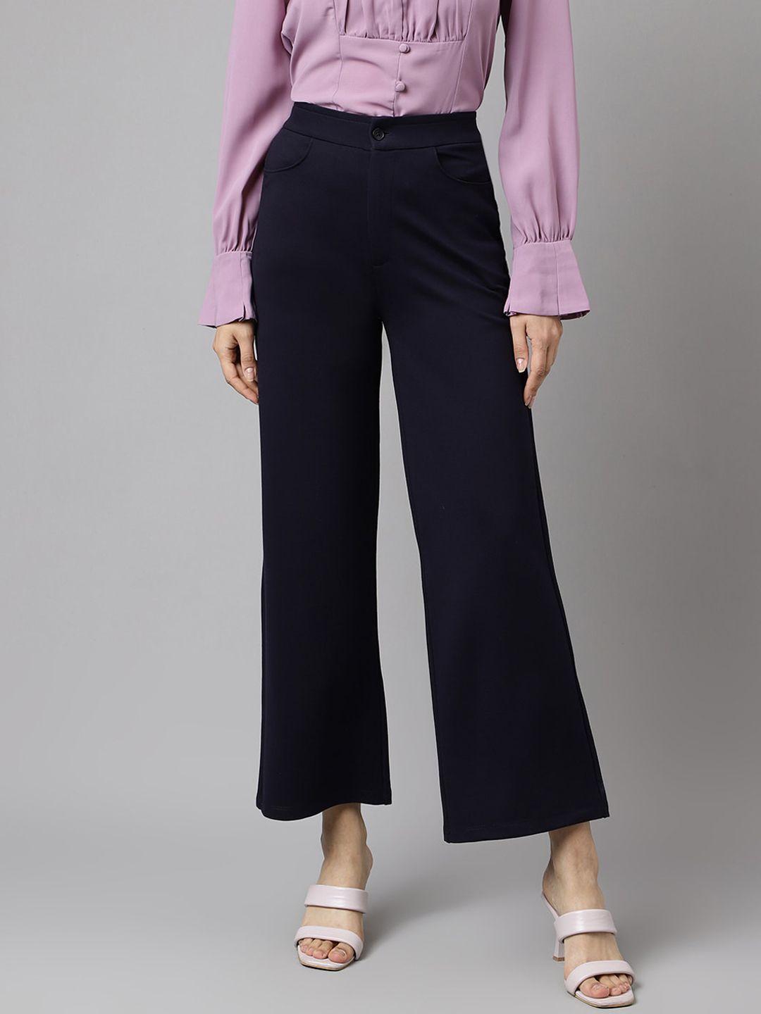 latin quarters women mid-rise flared trouser