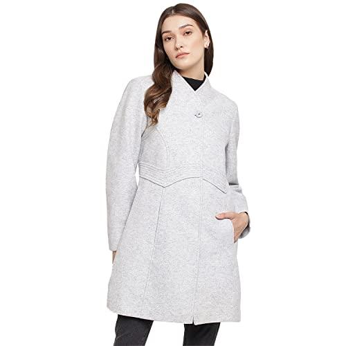 latin quarters women over coat grey over coat