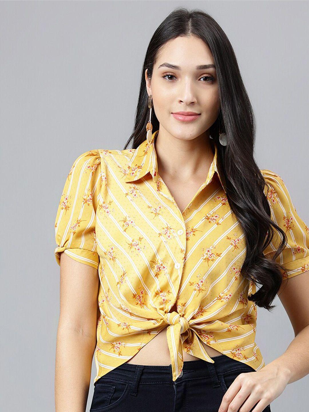 latin quarters yellow top