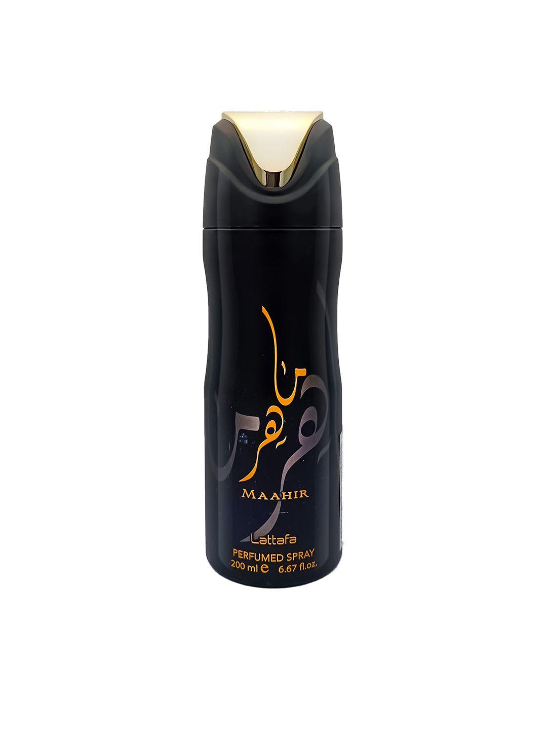 lattafa maahir perfumed deodorant spray - 200ml